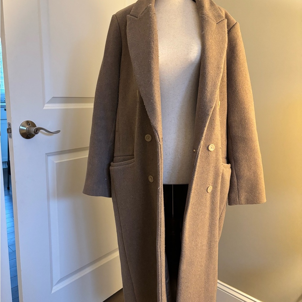 Abercrombie & Fitch Brown Long Coat